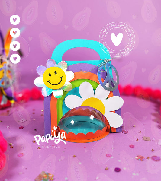 Groovy DIGITAL FILE Candy holder *Easy open/close system* (Dome 8cm)