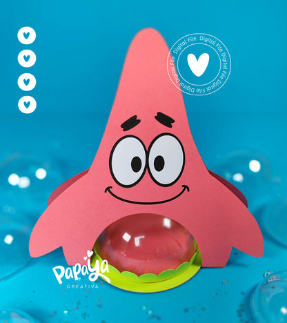 Bob & Friends DIGITAL FILE Candy Holder /dome size 8cm *open and close system*