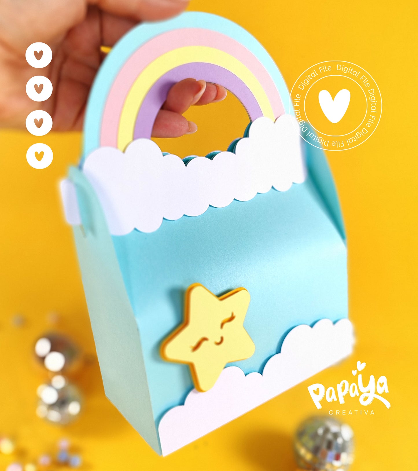 Rainbow Box Set *2models* (DIGITAL FILE) svg/ studio