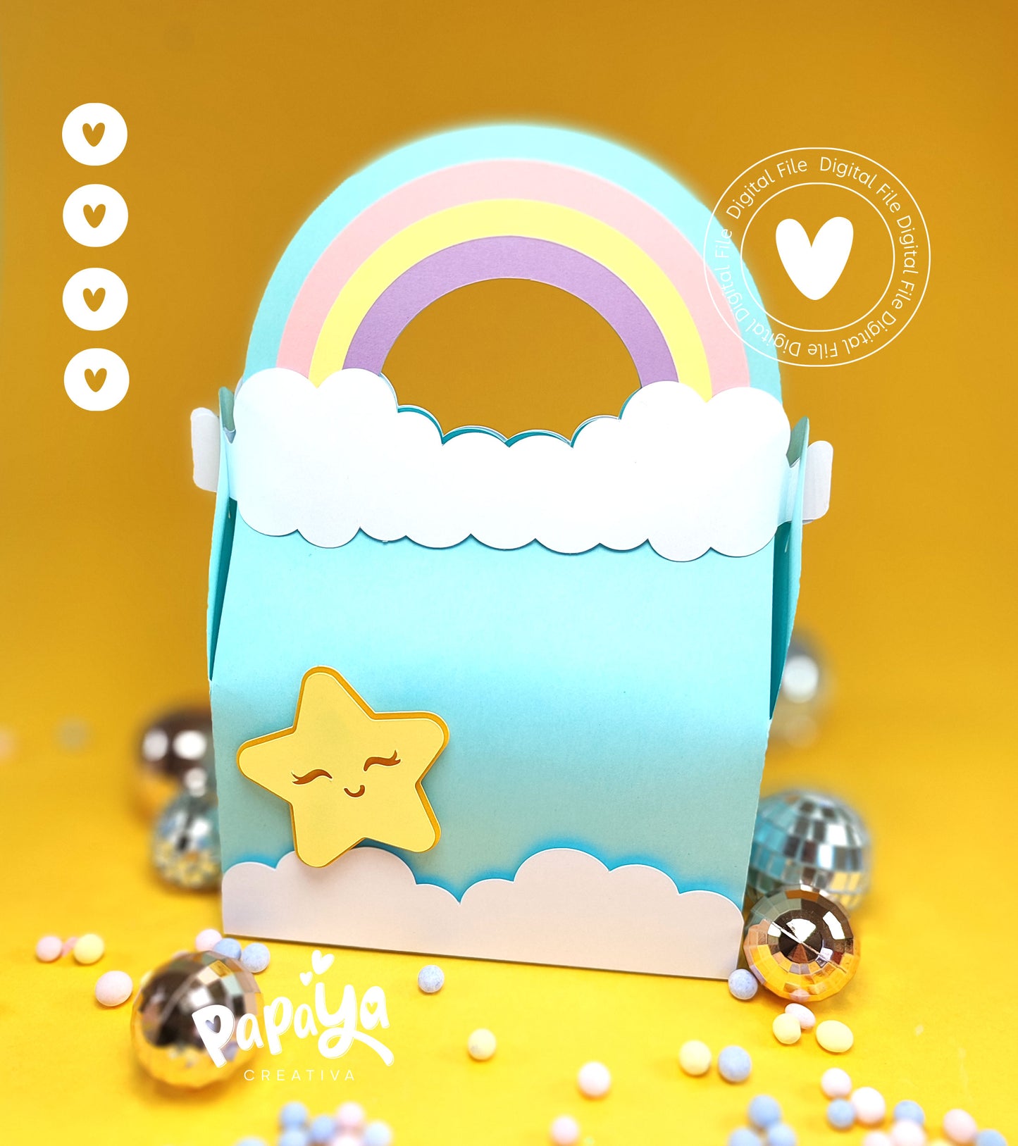 Rainbow Box Set *2models* (DIGITAL FILE) svg/ studio