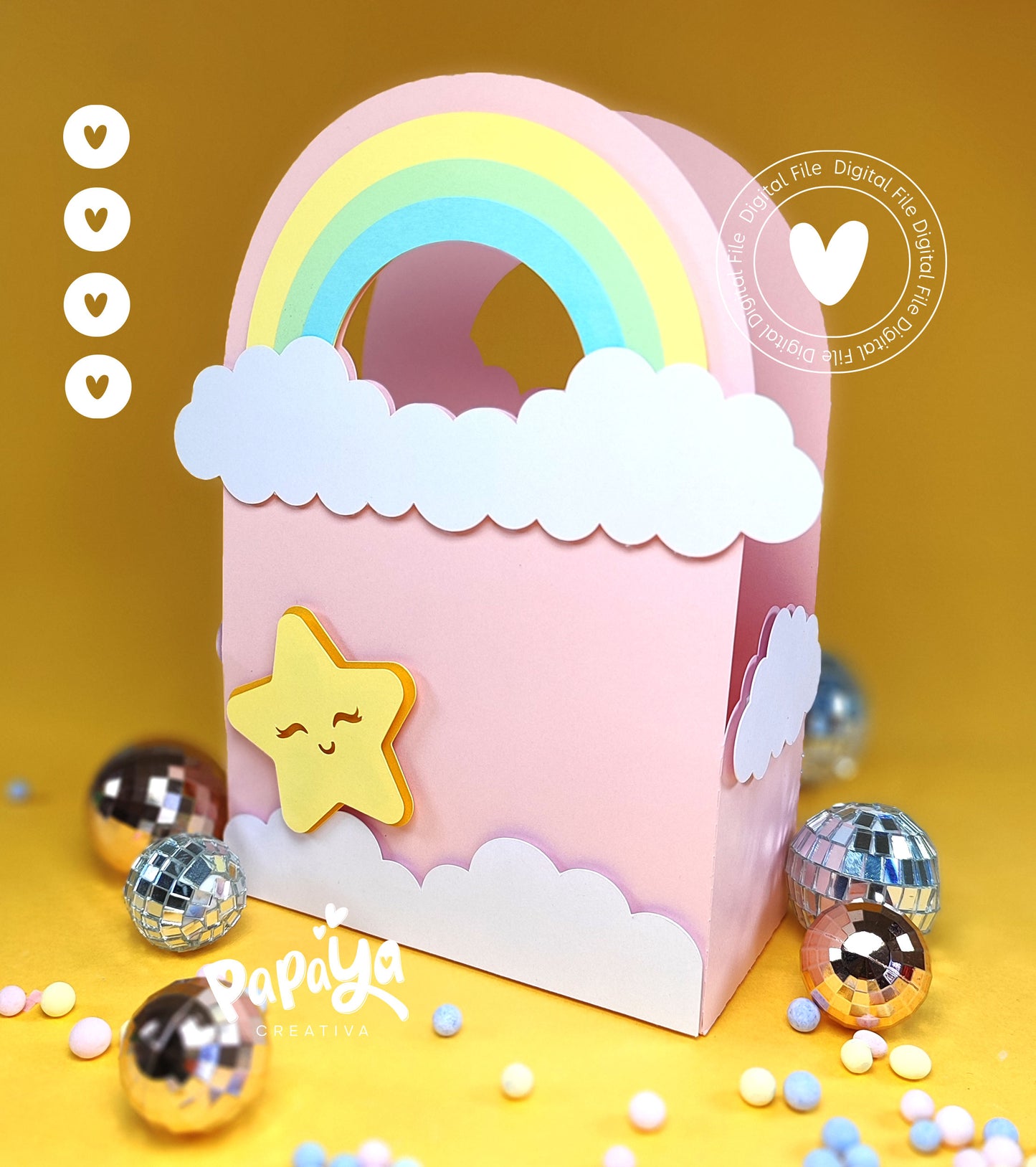 Rainbow Box Set *2models* (DIGITAL FILE) svg/ studio