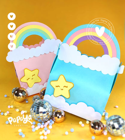 Rainbow Box Set *2models* (DIGITAL FILE) svg/ studio