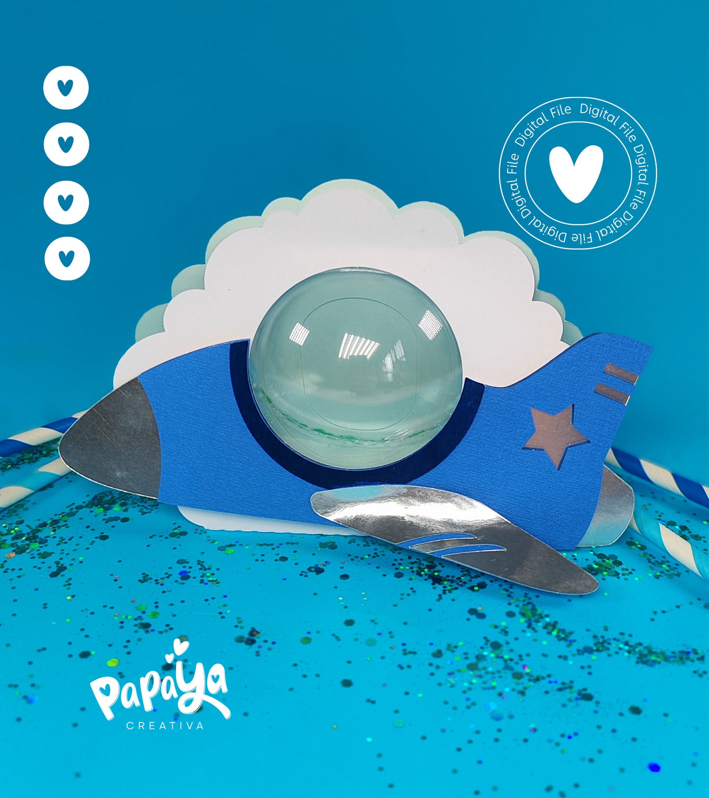 Airplanes Candy Holder/ Box  (DIGITAL FILE) svg/ studio