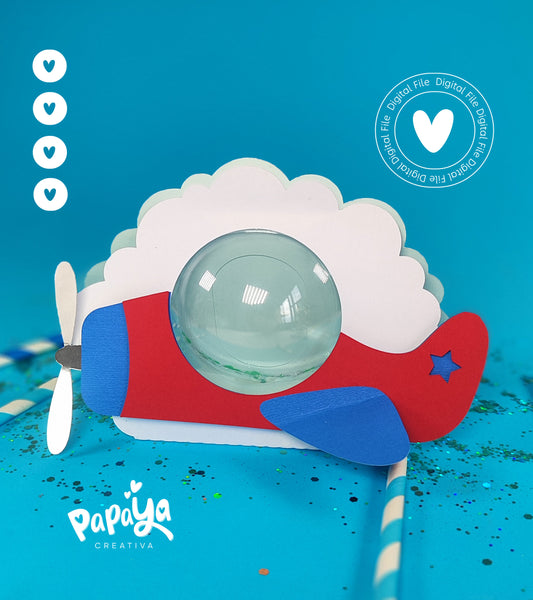 Airplanes Candy Holder/ Box  (DIGITAL FILE) svg/ studio