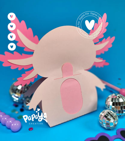 Axololt Candy Holder Digital File (SVG/STUDIO) Dome size 8cm