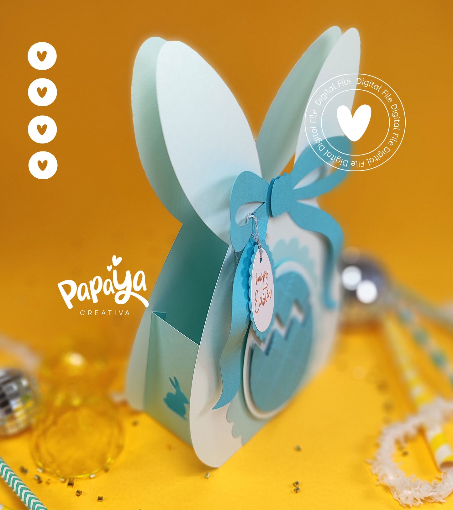 Easter Egg Box Digital Files (SVG/STUDIO)