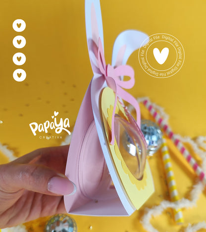 Easter Egg Candy Holder Digital File (SVG/STUDIO) Dome size 8cm