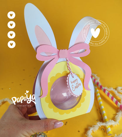 Easter Egg Candy Holder Digital File (SVG/STUDIO) Dome size 8cm