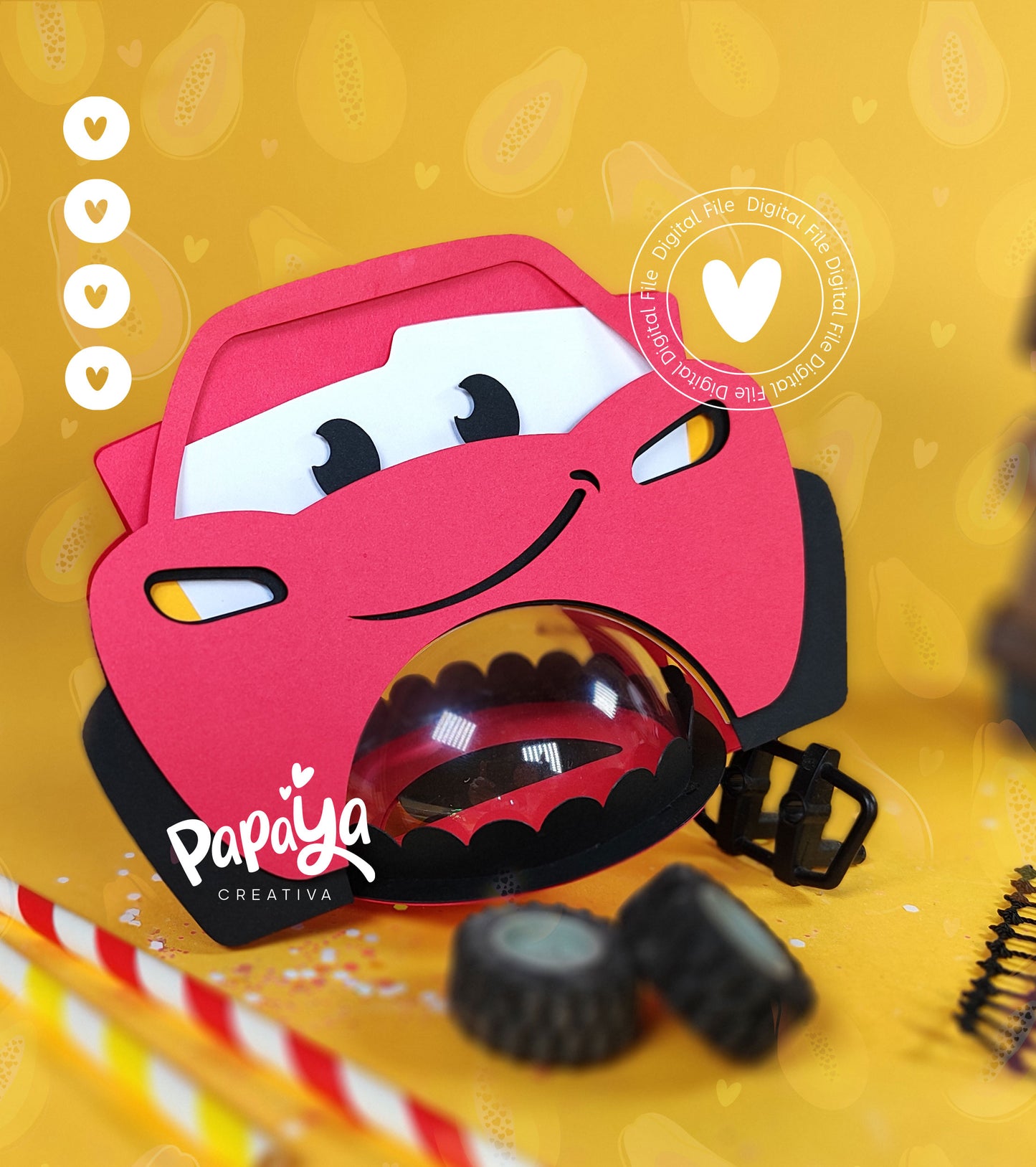 Cars Set Candy Holder (DIGITAL FILE) svg/ studio
