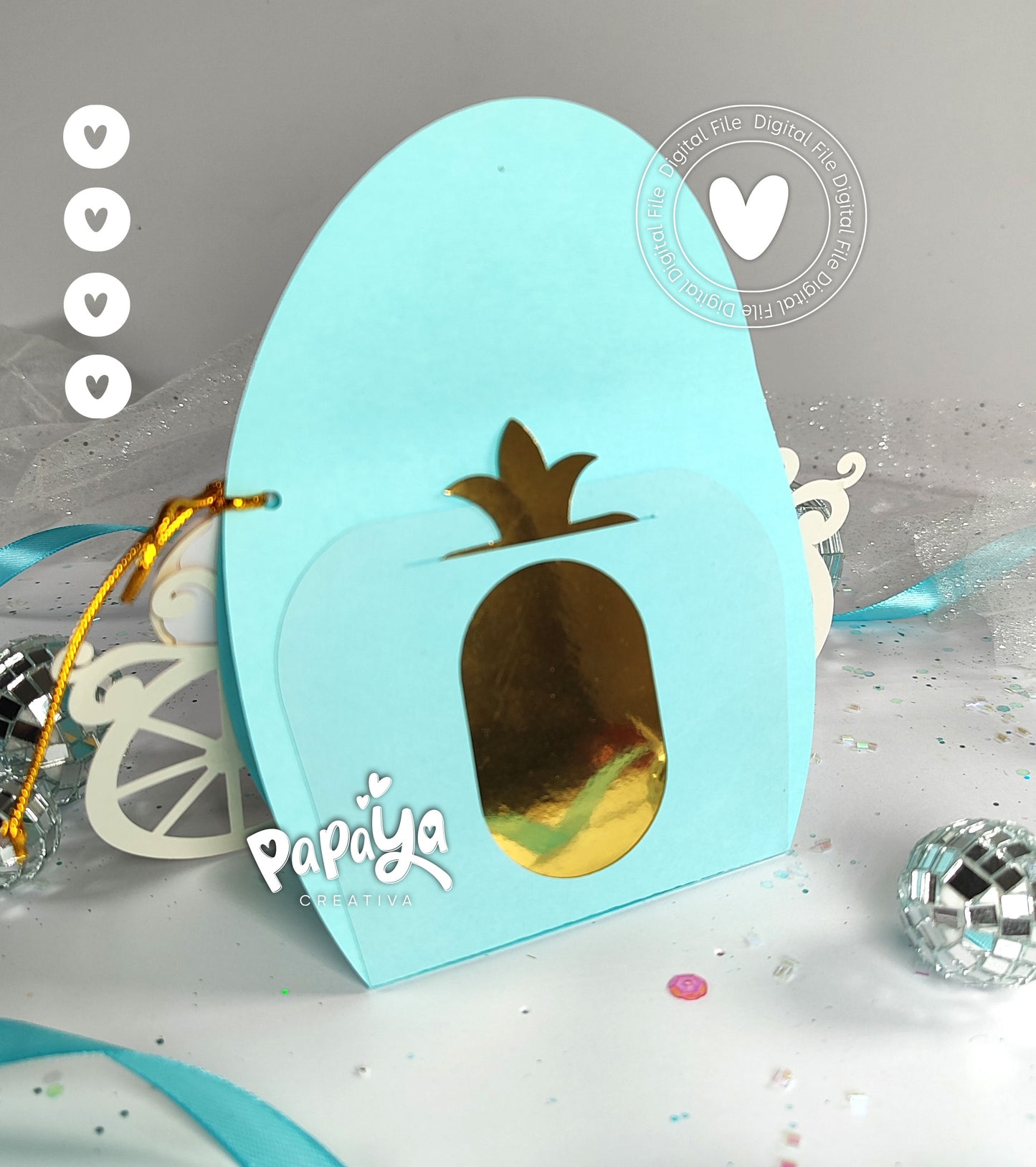 Cinderella's Carriage Candy Holder Digital File (SVG/STUDIO) Dome size 8cm