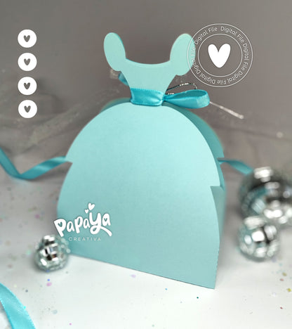 Cinderella Dress Box DIGITAL FILE (svg/studio)