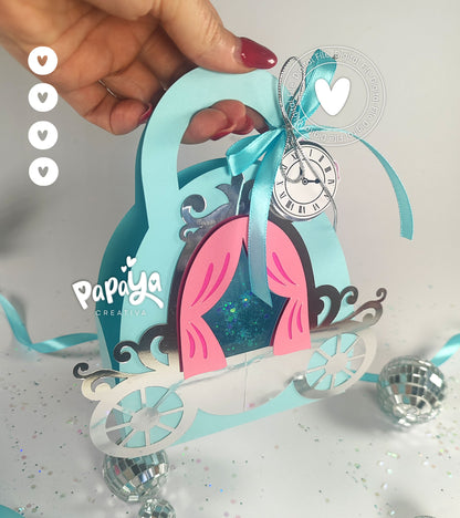 Cinderella's carriage Bag DIGITAL FILE (svg/studio)