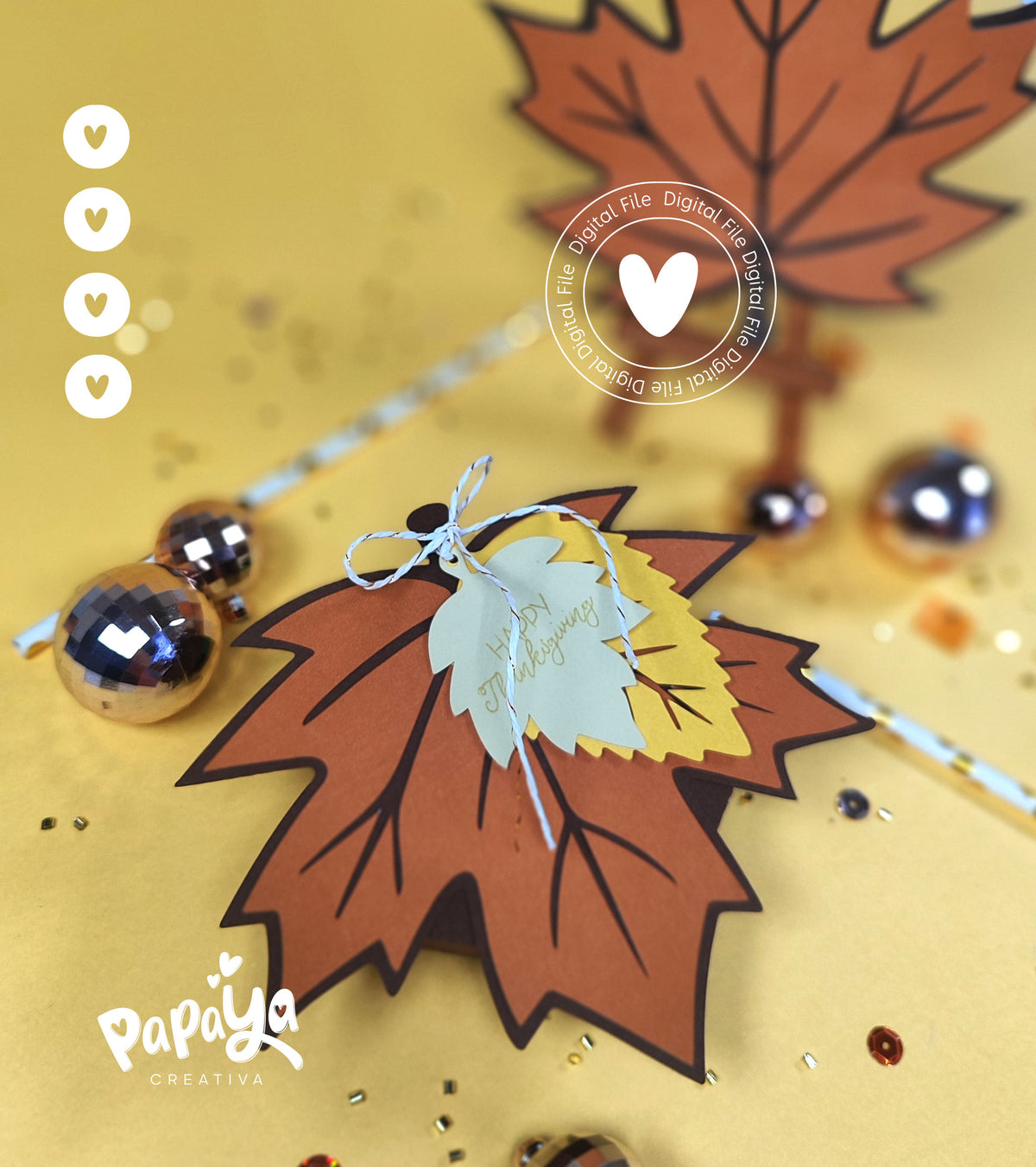 Autumn gift boxes (DIGITAL FILE) svg/studio