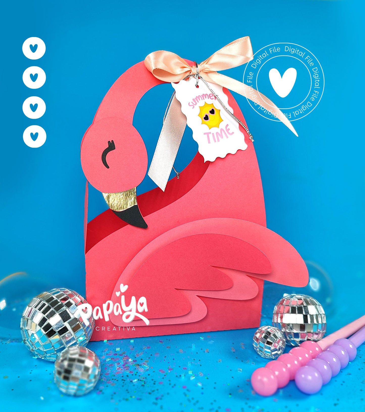 Flamingo Bag DIGITAL FILE (svg/studio)