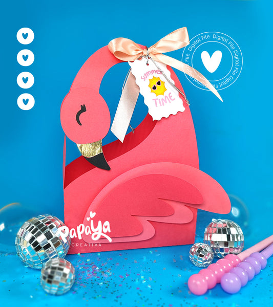 Flamingo Bag DIGITAL FILE (svg/studio)