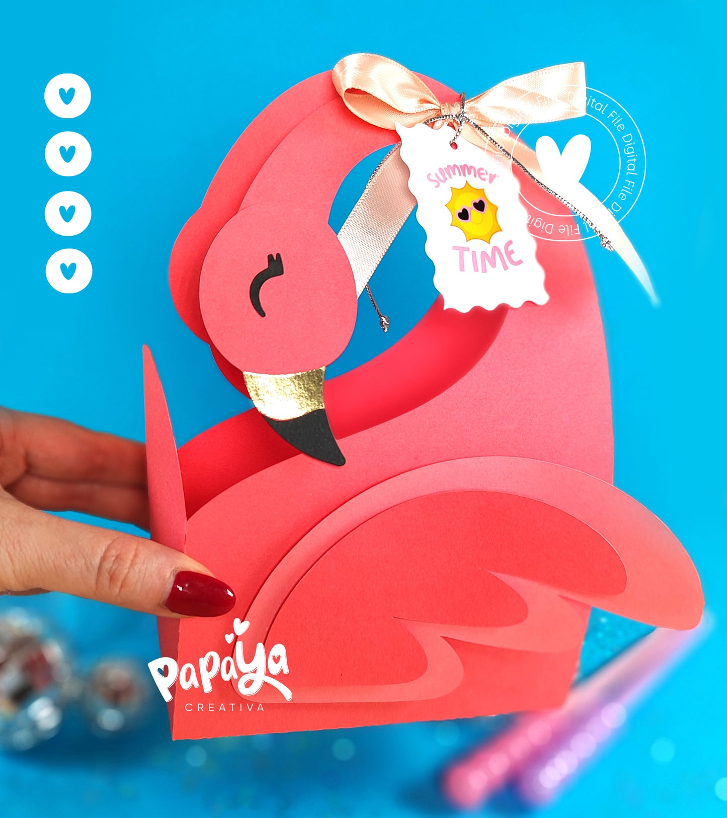Flamingo Bag DIGITAL FILE (svg/studio)