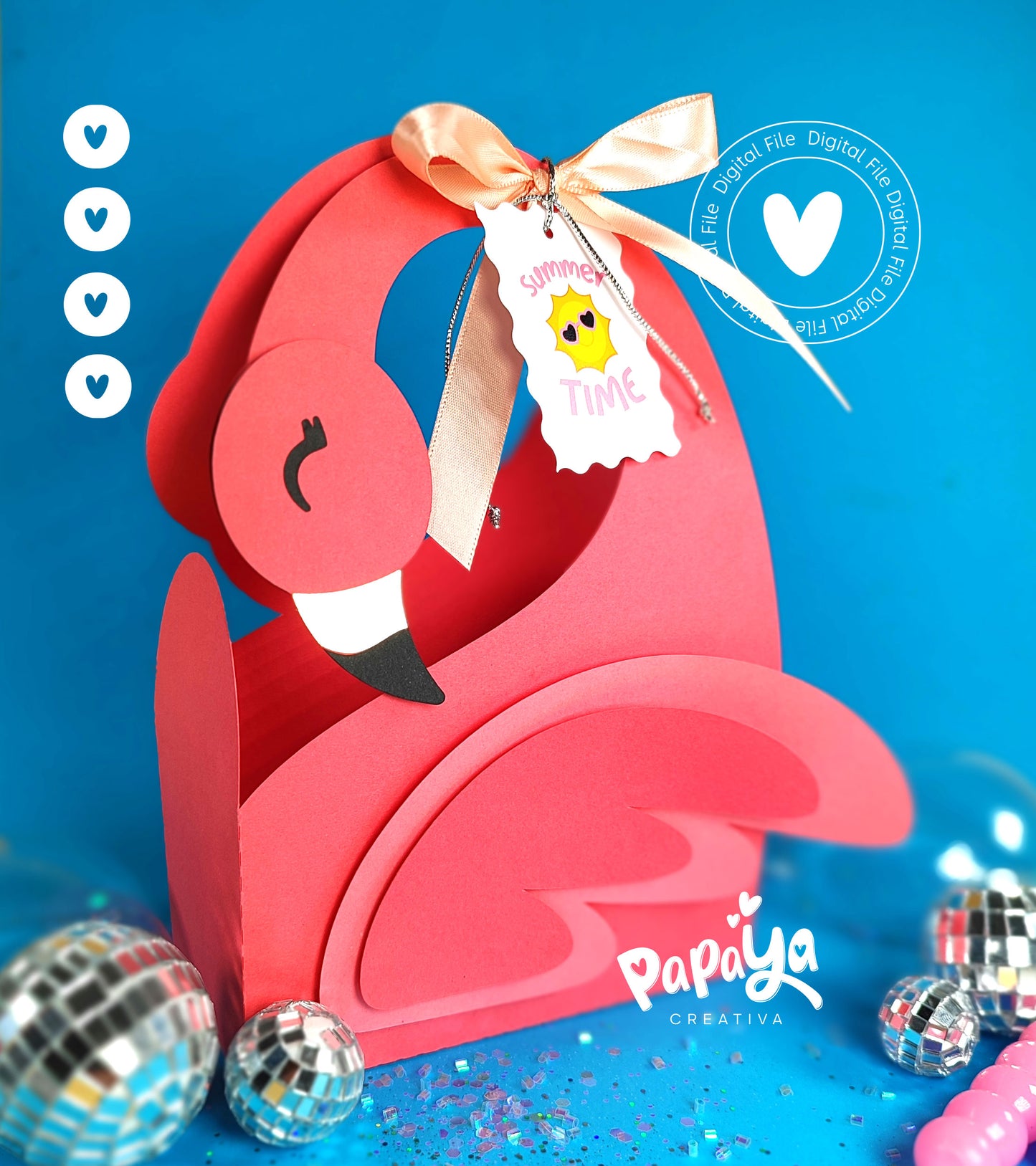 Flamingo Bag DIGITAL FILE (svg/studio)