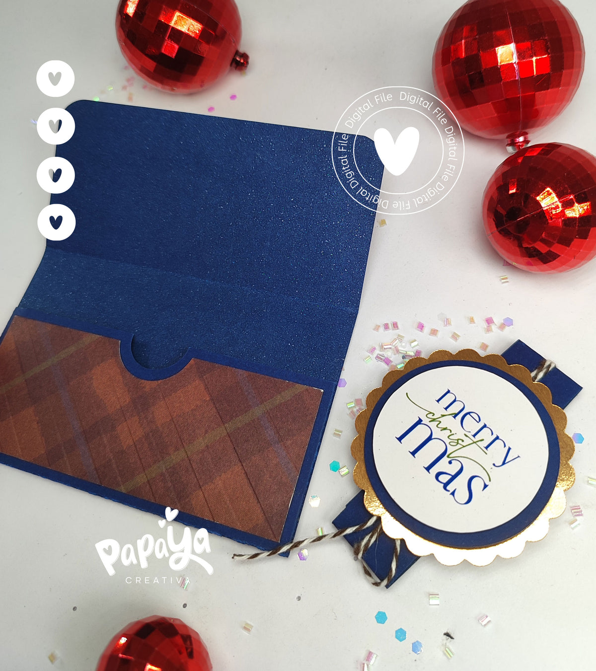 Gift Card Holder Set (DIGITAL FILE) (svg/studio)