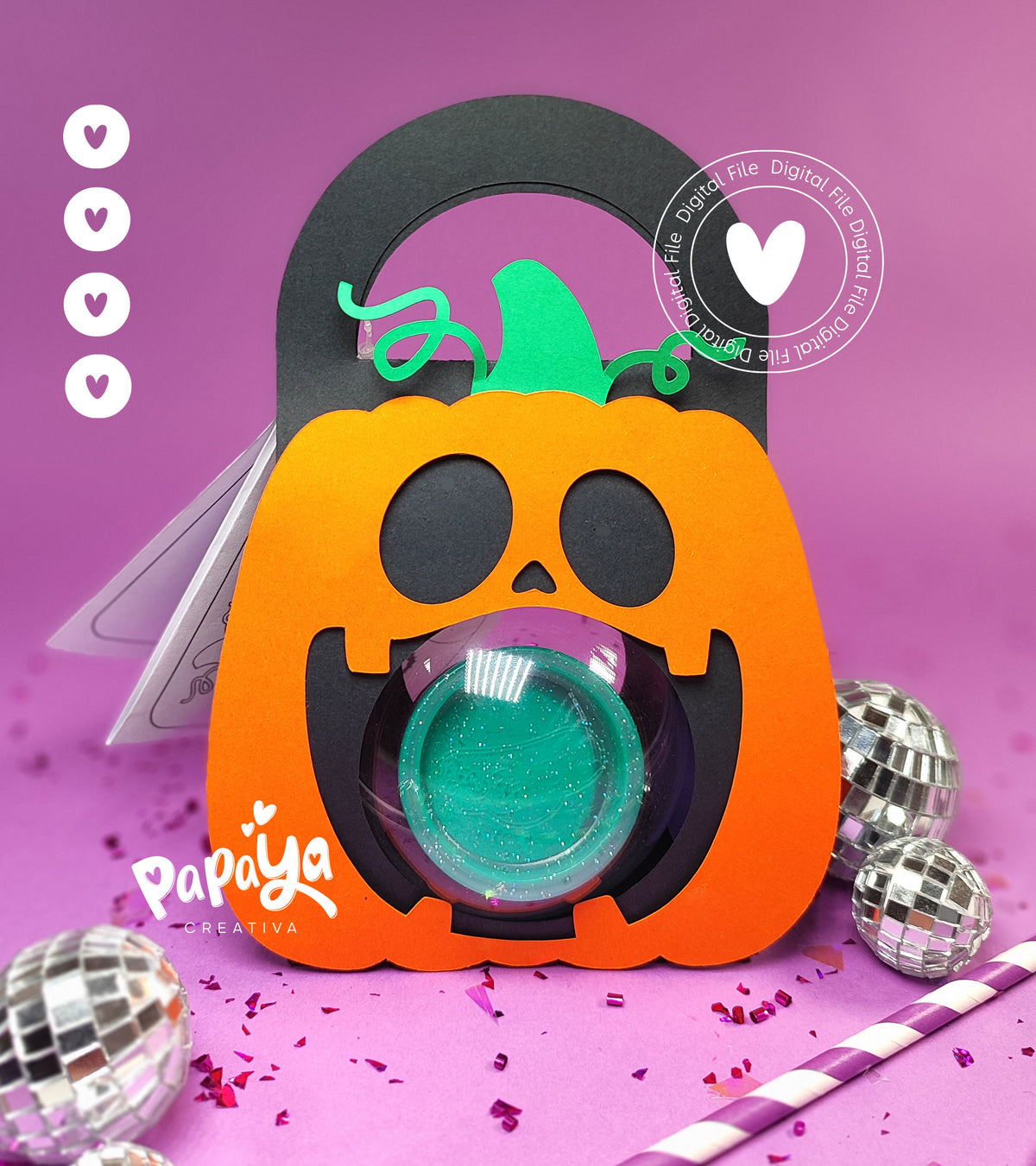 Halloween bag with 5 interchangeable characters (DIGITAL FILE) svg/studio
