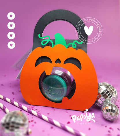 Halloween bag with 5 interchangeable characters (DIGITAL FILE) svg/studio