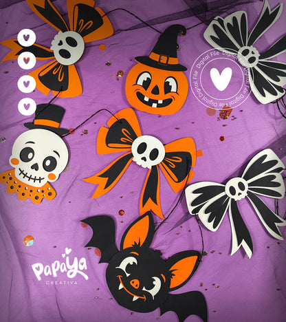 Retro Halloween characters (DIGITAL FILE) svg/studio