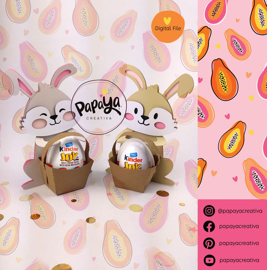 Cut File Set Bunnies Kinder Eggs