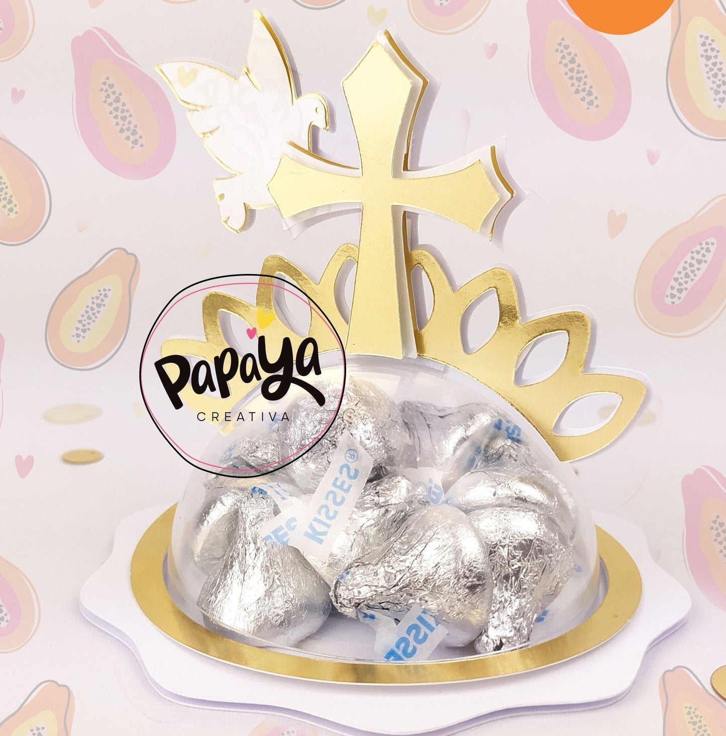 Religious Candy Holder / Dome size 8cm