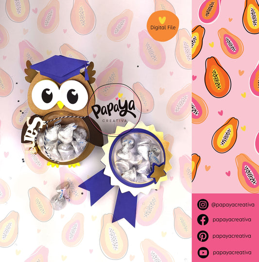 Kids Graduation Set DIGITAL FILE Candy holder / dome size 8cm