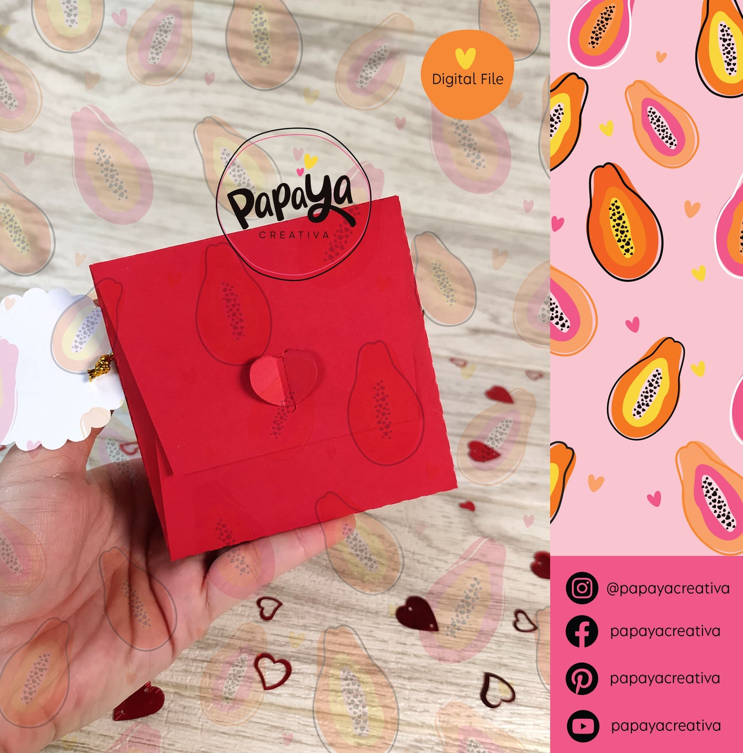 Maneki-neko DIGITAL FILE Candy holder / Dome size 8cm/ envelope open and close system