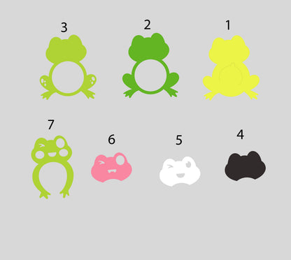 Love Frog DIGITAL FILE Candy Holder/ Dome size 8cm *dashed lines to open for sweets*