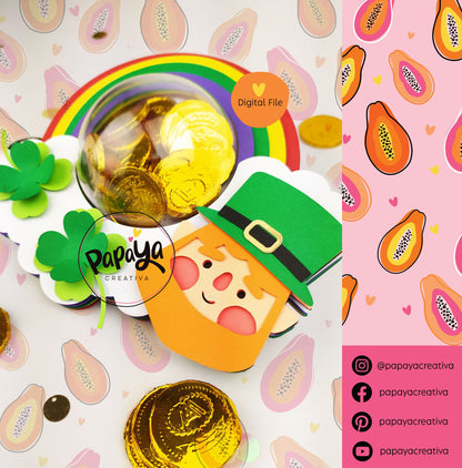 Cut File St Patrick's Day Candy holder / Dome size 8cm