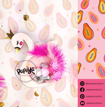 Adorable Swan DIGITAL FILE Candy Holder / Baby Girl / Dome size 8cm *dashed lines to open for sweets*