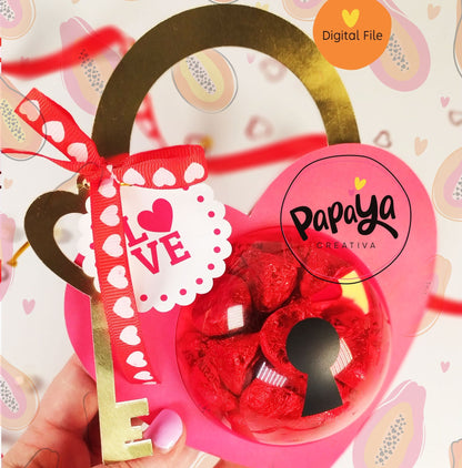 Locke & key DIGITAL FILES Candy holder / Dome size 8cm / Open and close system