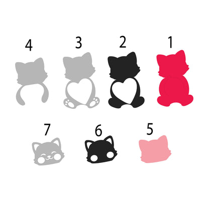 Love Kittens Candy holder/ Heart size 8cm