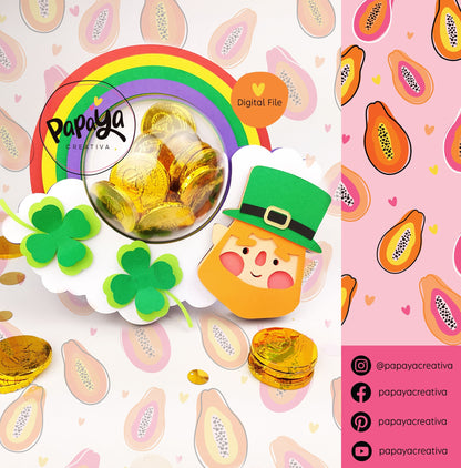 Cut File St Patrick's Day Candy holder / Dome size 8cm