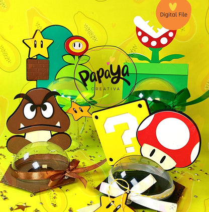 SUPER SET Candy holders/ includes all 4 models/ Dome size 8cm/ Open and close system
