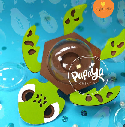 Lovely Turtle Candy holder// dome size 8cm/ open and close system