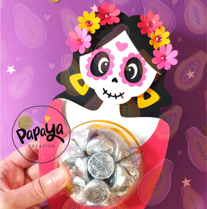 Catrina DIGITAL FILE Candy Holder/ dome size 8cm/ Open and close system