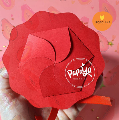 Frida Kahlo Candy Holder/ Dome size 8cm/ Flower envelope system