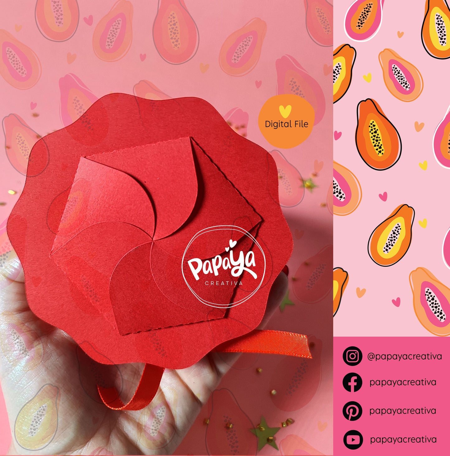 Cute Kitty DIGITAL FILE Candy holder/ dome size 8cm/ open and close system