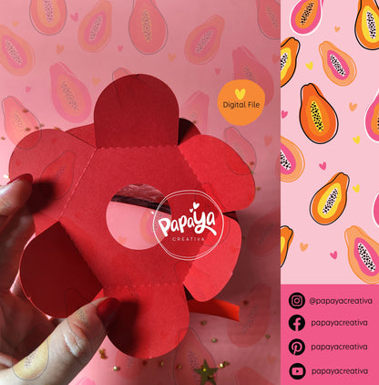 Cute Kitty DIGITAL FILE Candy holder/ dome size 8cm/ open and close system