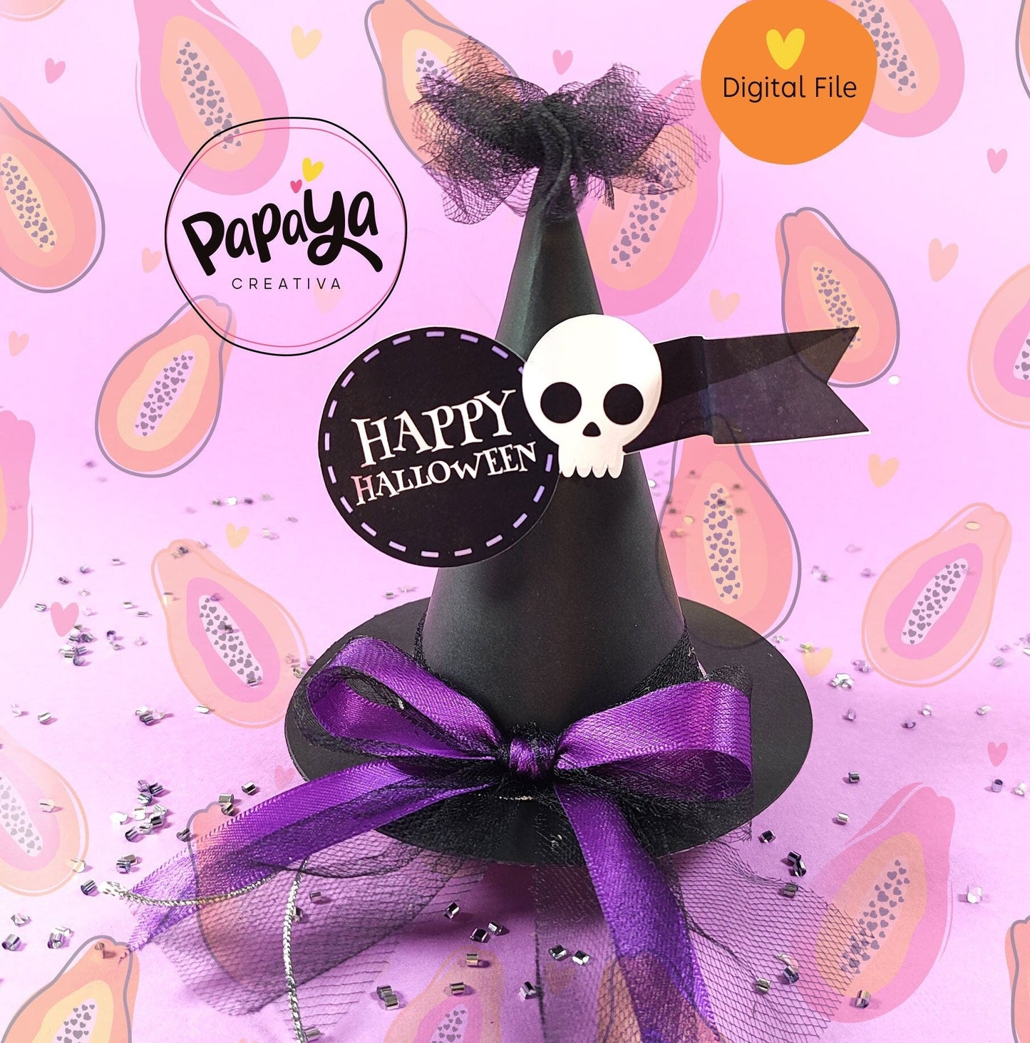 Hats candy holder/ "Does not include tag design"