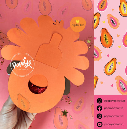 Turkey DIGITAL FILE Candy Holder/ Dome size 8cm/ open and close system