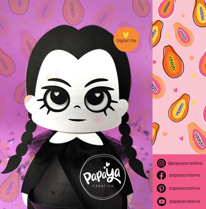 Wednesday Cute Candy holder/ Party Halloween