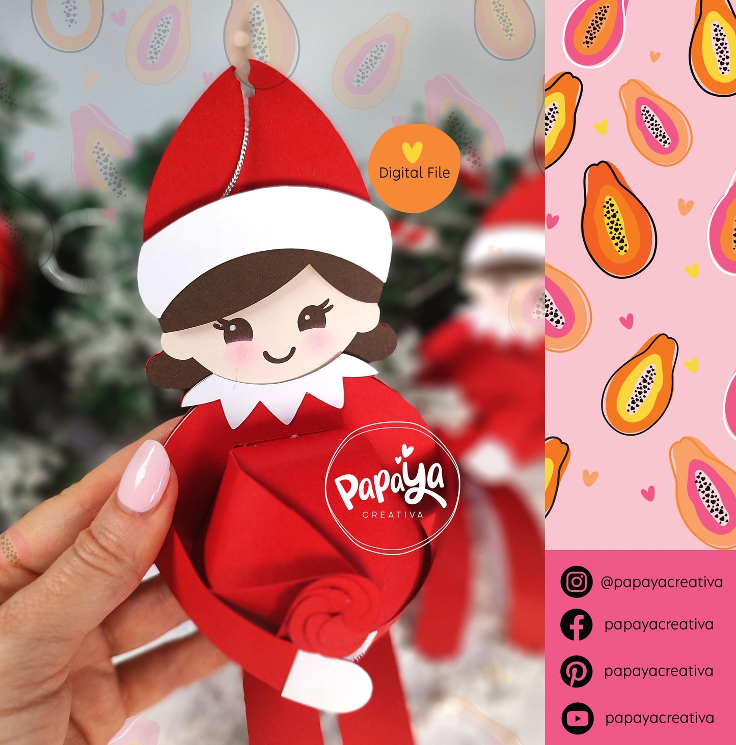 Elfs Set Holder (Digital File) SVG/ STUDIO Format