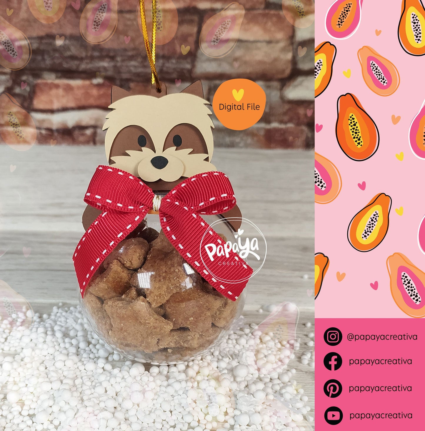 Cut File Set 9 Dogs Xmas Ball