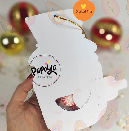 Nutcracker Candy Holder (Digital File) SVG/ STUDIO Format / Dome size 8cm /Open and close system