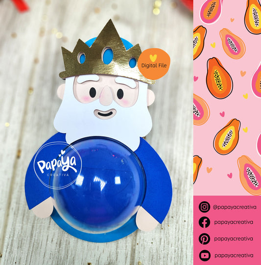 Cut File The 3 Wise Men Candy Holder / Dome size 8cm/ open and close system