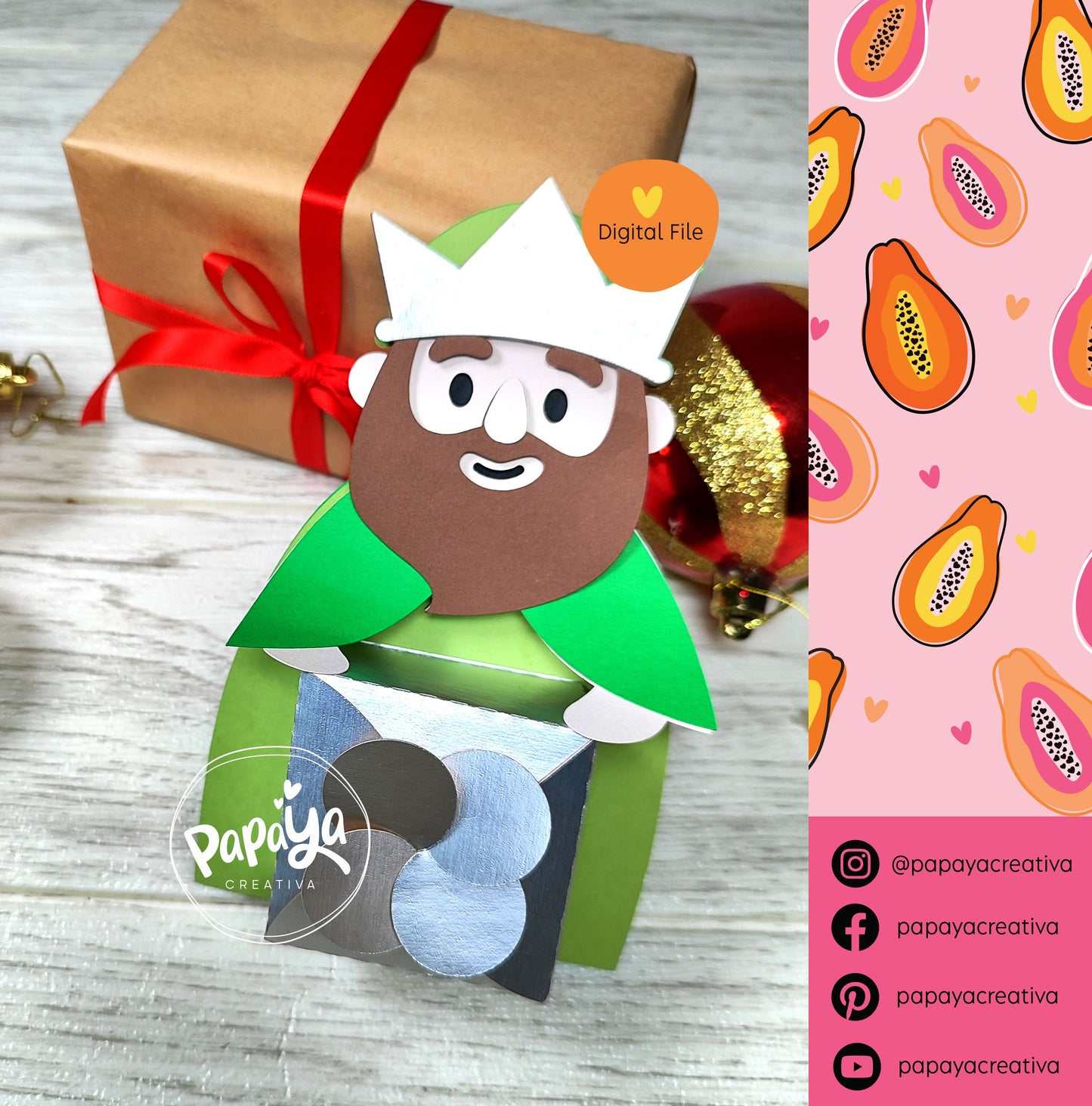 The Three Wise Men Digital File Candy Holder