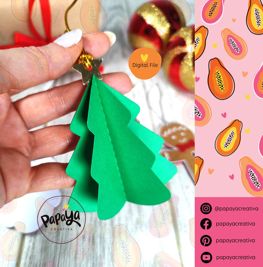 Cut File Tags Xmas Set Santa/XmasTree/Ginger